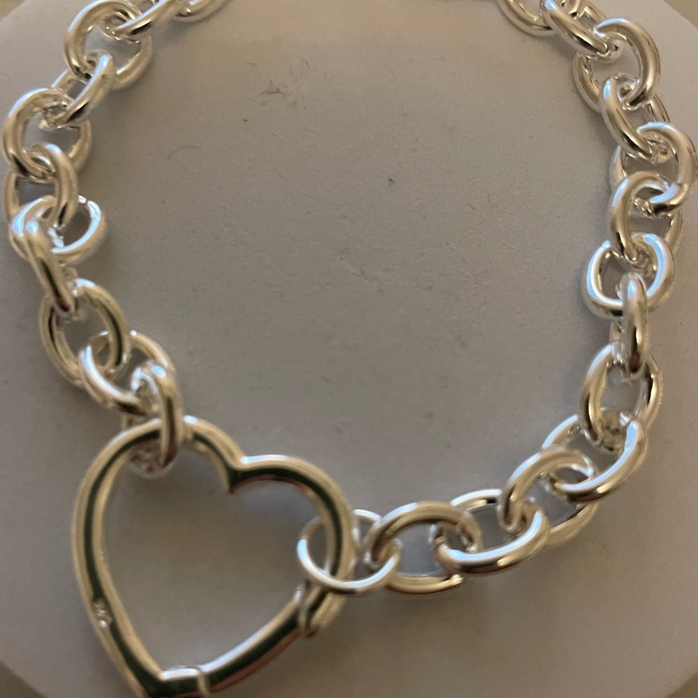 Sterling Silver Bracelet, Tiffany Similar Bracelet, Women’s Gift, Link B…